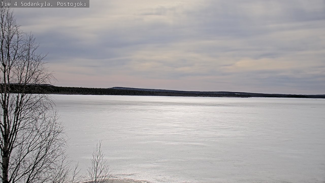 Weather Camera Image Väg 4 Sodankylä, Postojoki, Sodankylä, Lappi