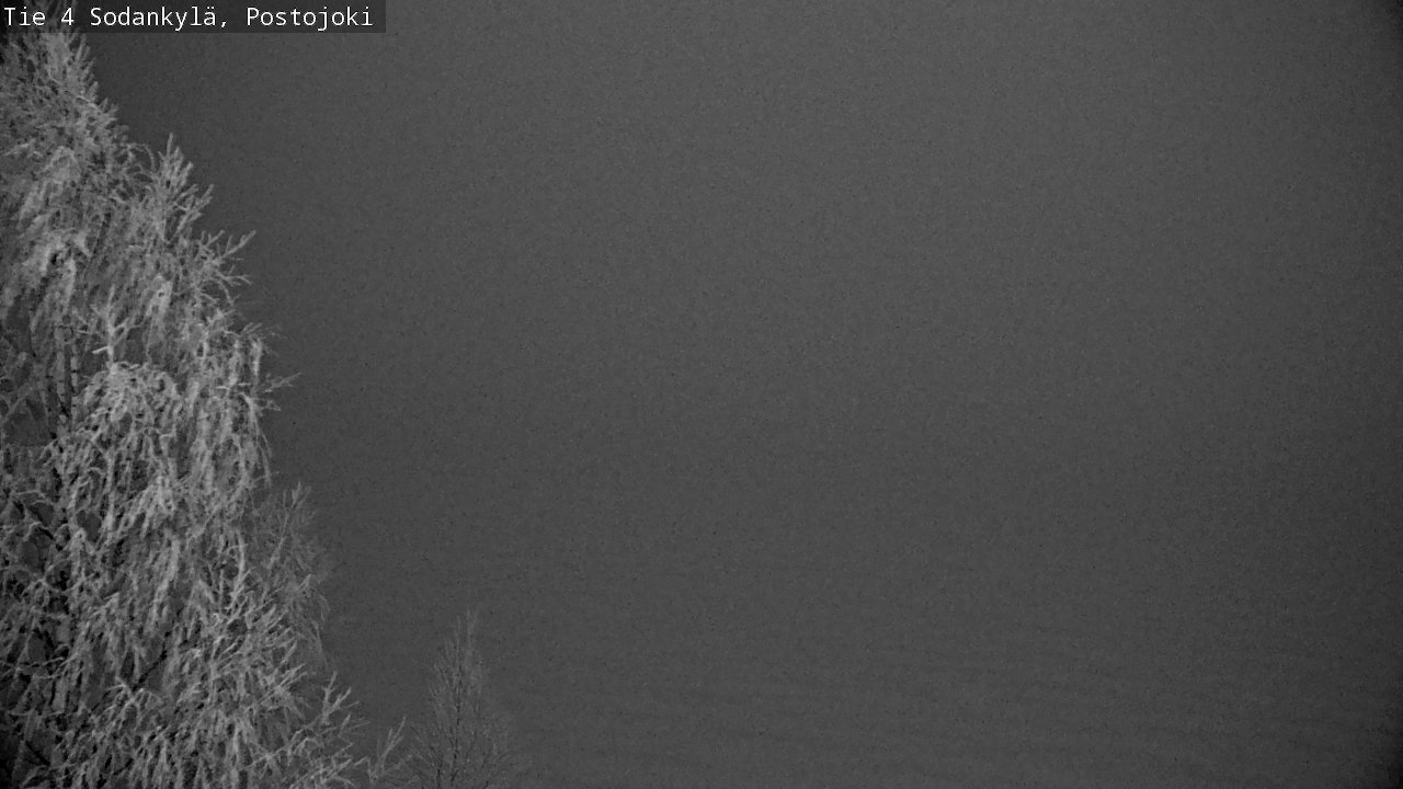 Weather Camera Image Road 4 Sodankylä, Postojoki, Sodankylä, Lappi