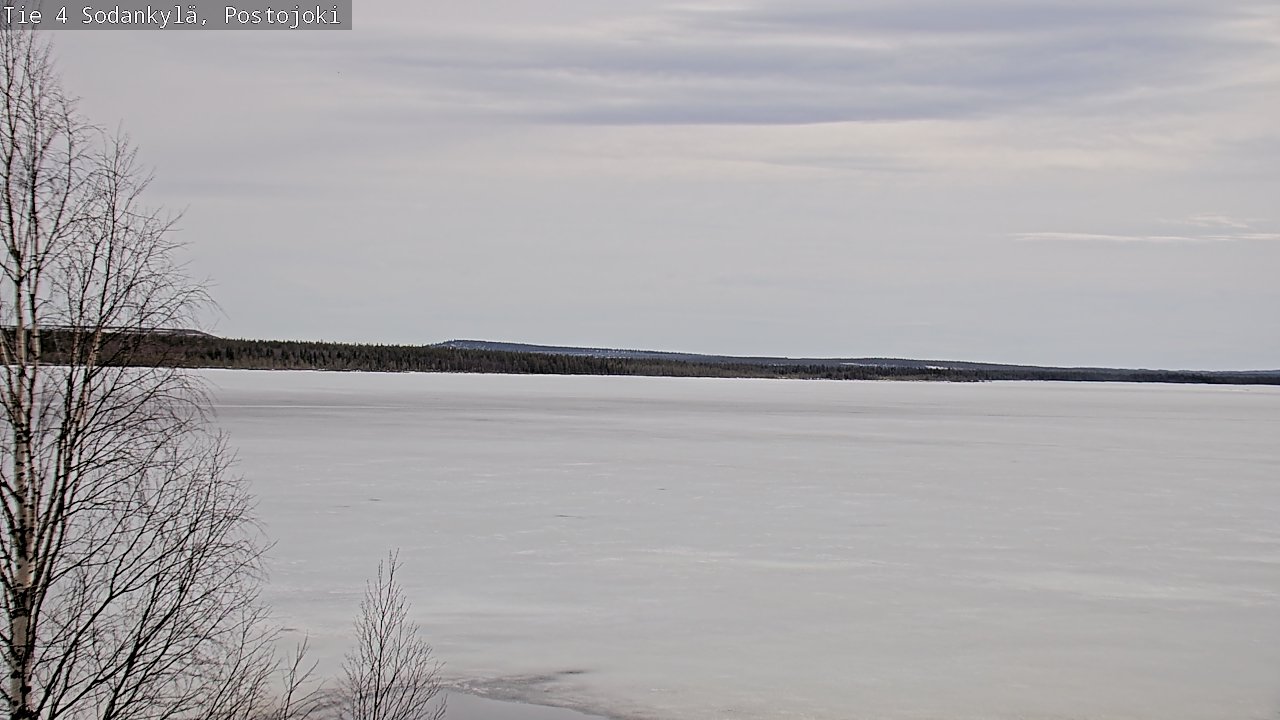 Weather Camera Image Väg 4 Sodankylä, Postojoki, Sodankylä, Lappi
