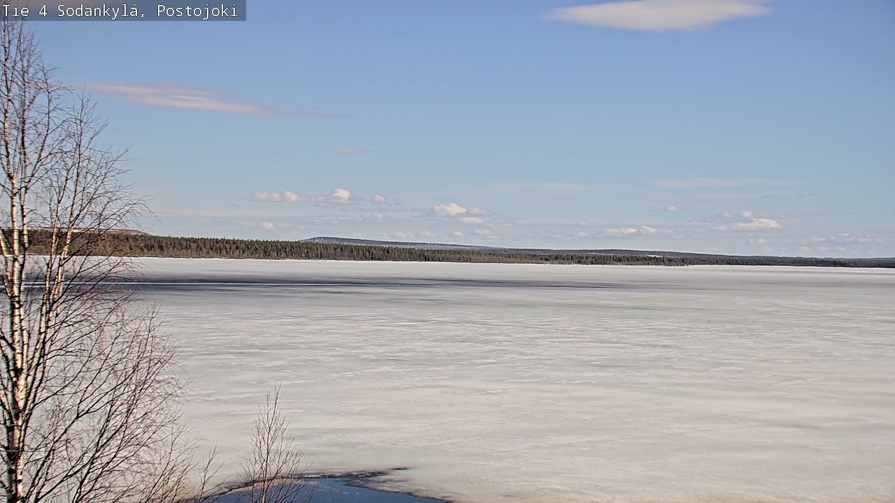 Weather Camera Image Väg 4 Sodankylä, Postojoki, Sodankylä, Lappi
