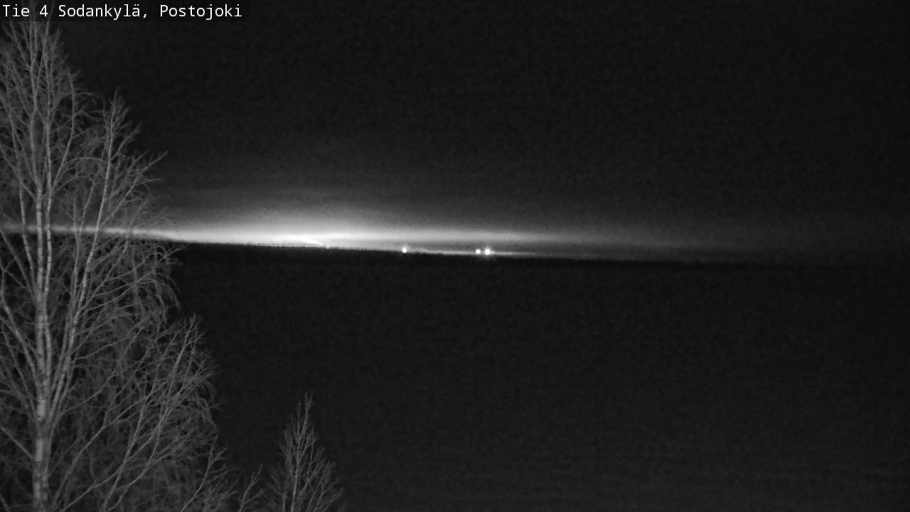 Weather Camera Image Road 4 Sodankylä, Postojoki, Sodankylä, Lappi