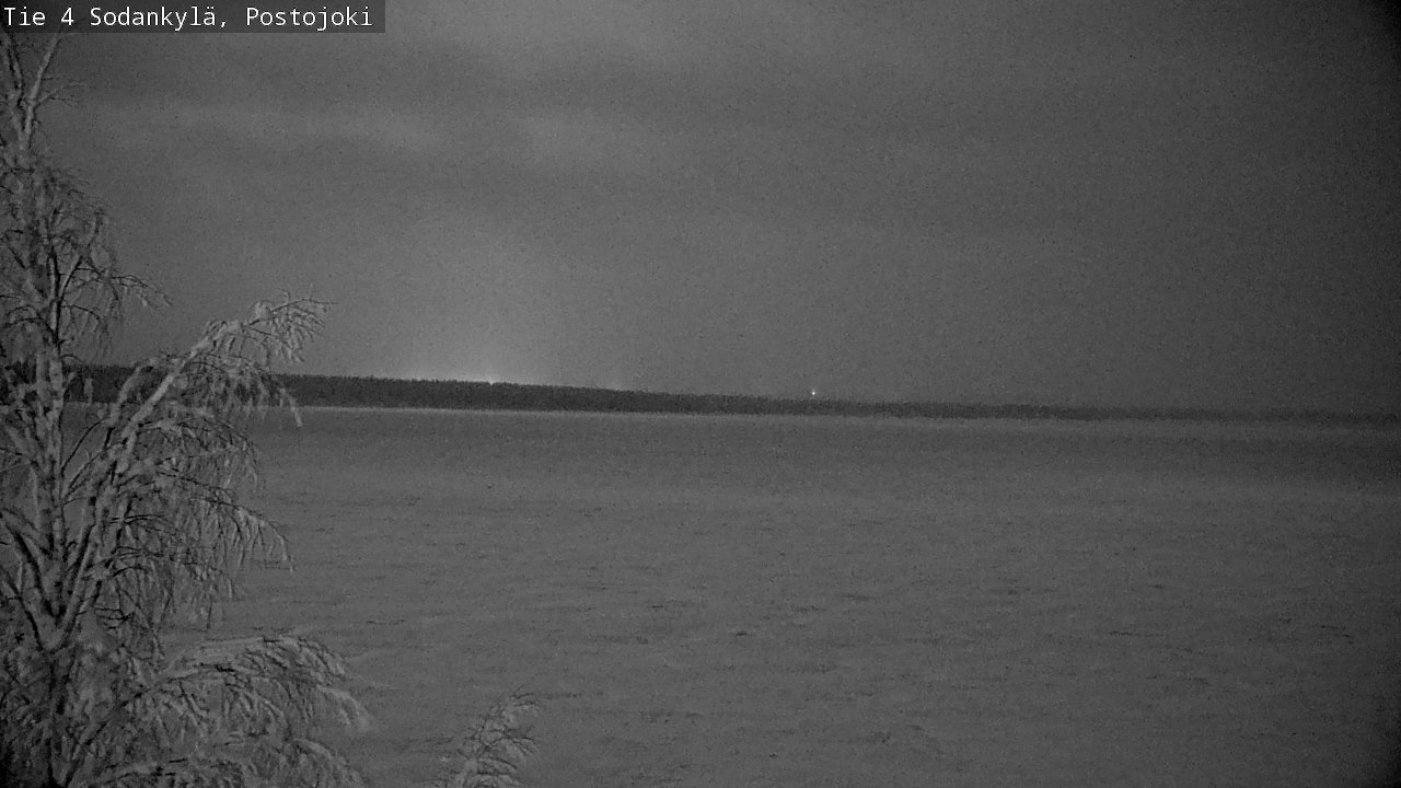 Weather Camera Image Road 4 Sodankylä, Postojoki, Sodankylä, Lappi