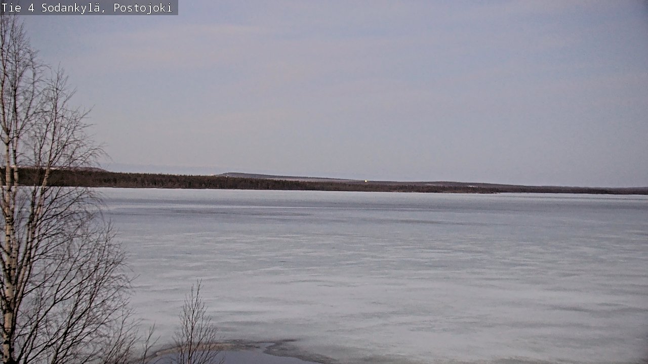Weather Camera Image Road 4 Sodankylä, Postojoki, Sodankylä, Lappi