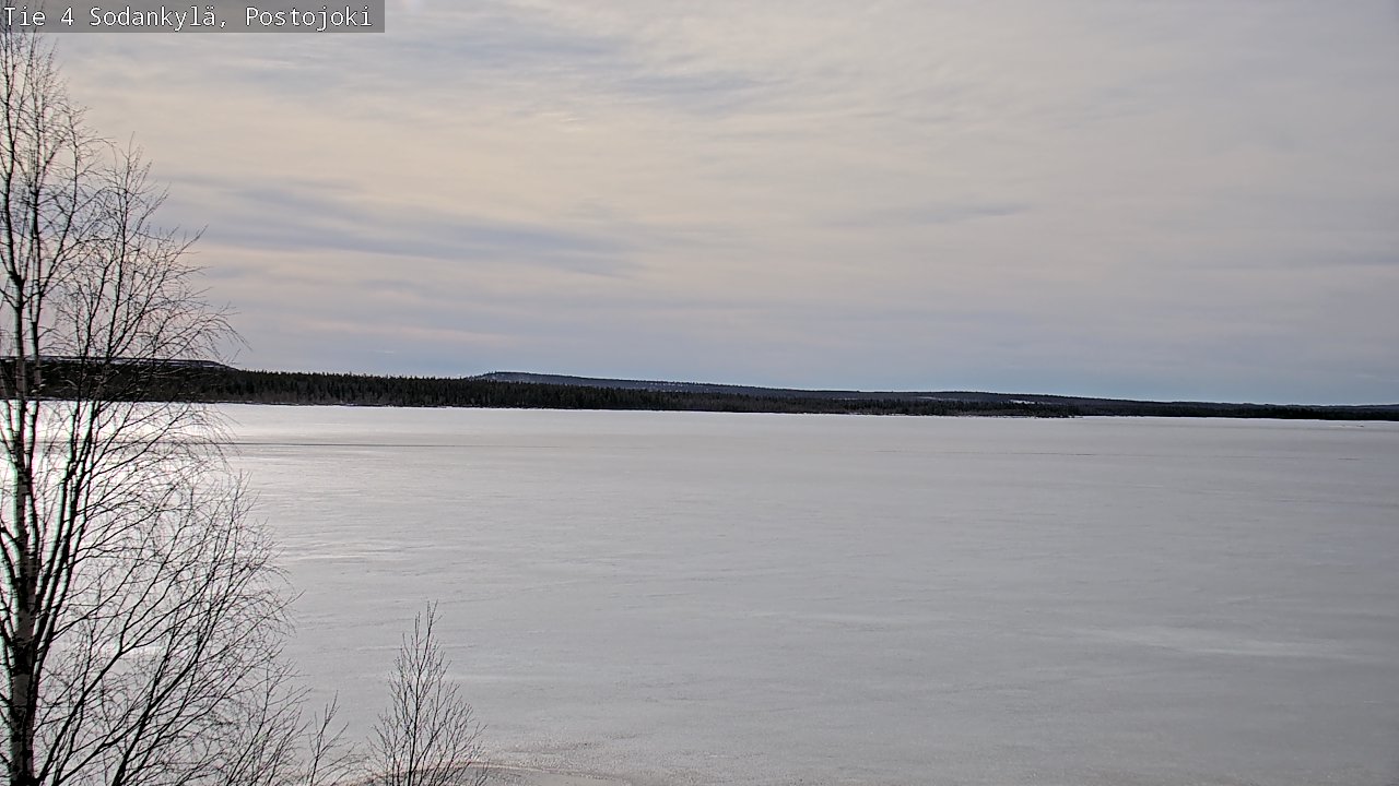 Weather Camera Image Väg 4 Sodankylä, Postojoki, Sodankylä, Lappi