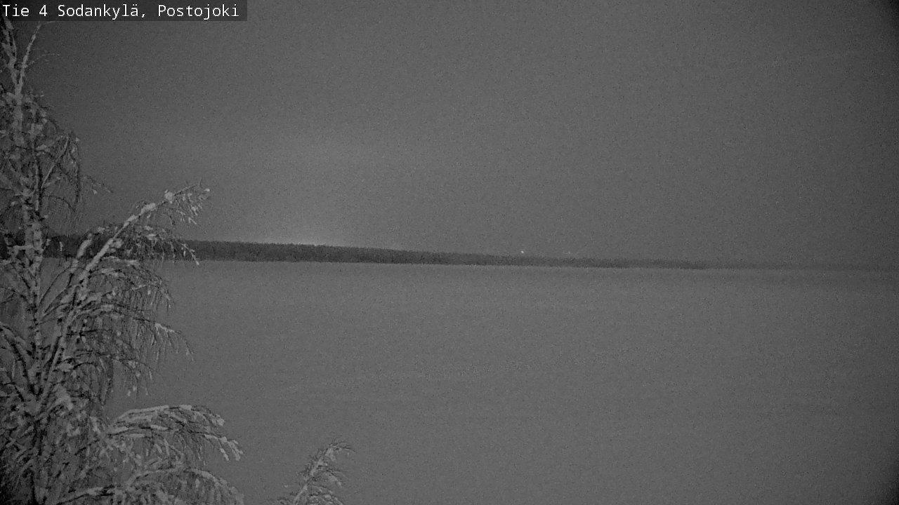 Weather Camera Image Road 4 Sodankylä, Postojoki, Sodankylä, Lappi