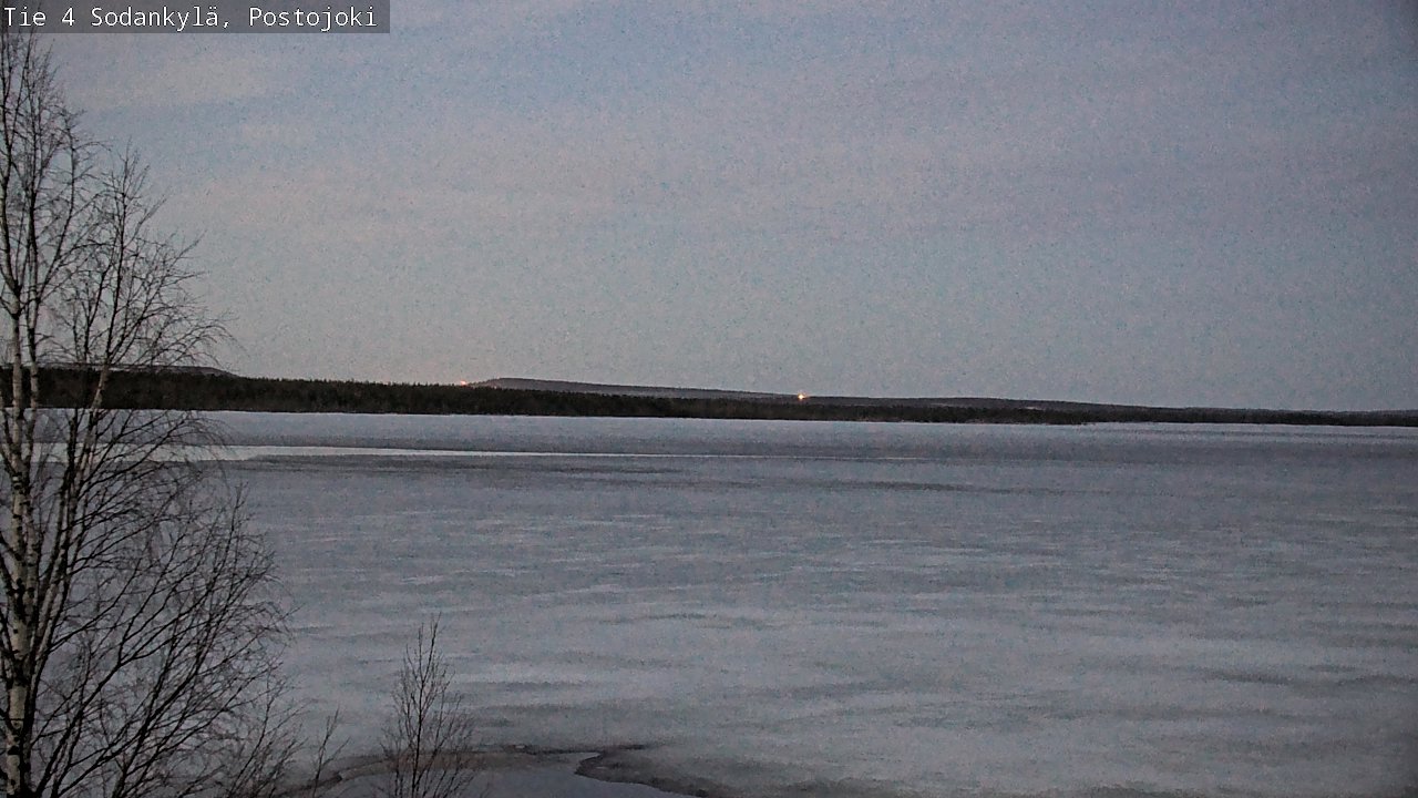 Weather Camera Image Road 4 Sodankylä, Postojoki, Sodankylä, Lappi