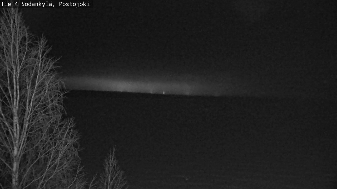 Weather Camera Image Road 4 Sodankylä, Postojoki, Sodankylä, Lappi