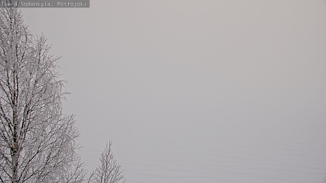 Weather Camera Image Road 4 Sodankylä, Postojoki, Sodankylä, Lappi