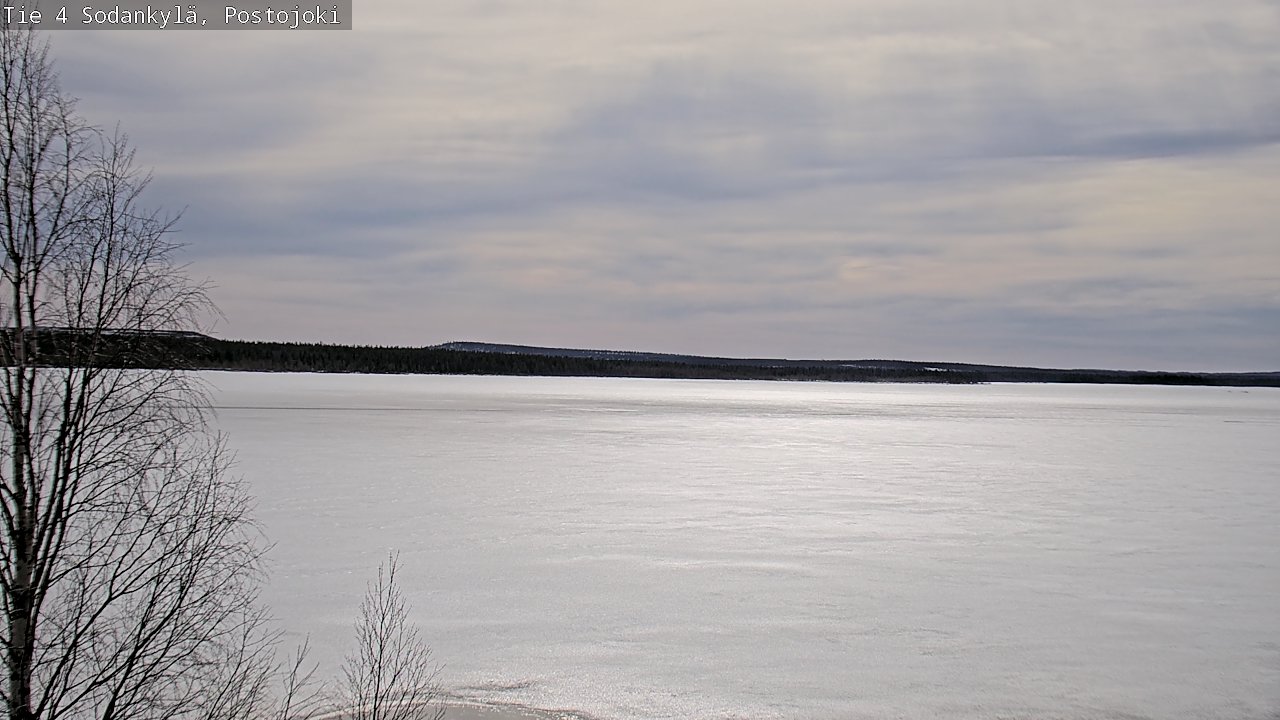 Weather Camera Image Väg 4 Sodankylä, Postojoki, Sodankylä, Lappi