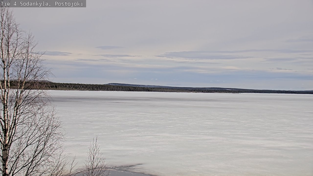 Weather Camera Image Väg 4 Sodankylä, Postojoki, Sodankylä, Lappi