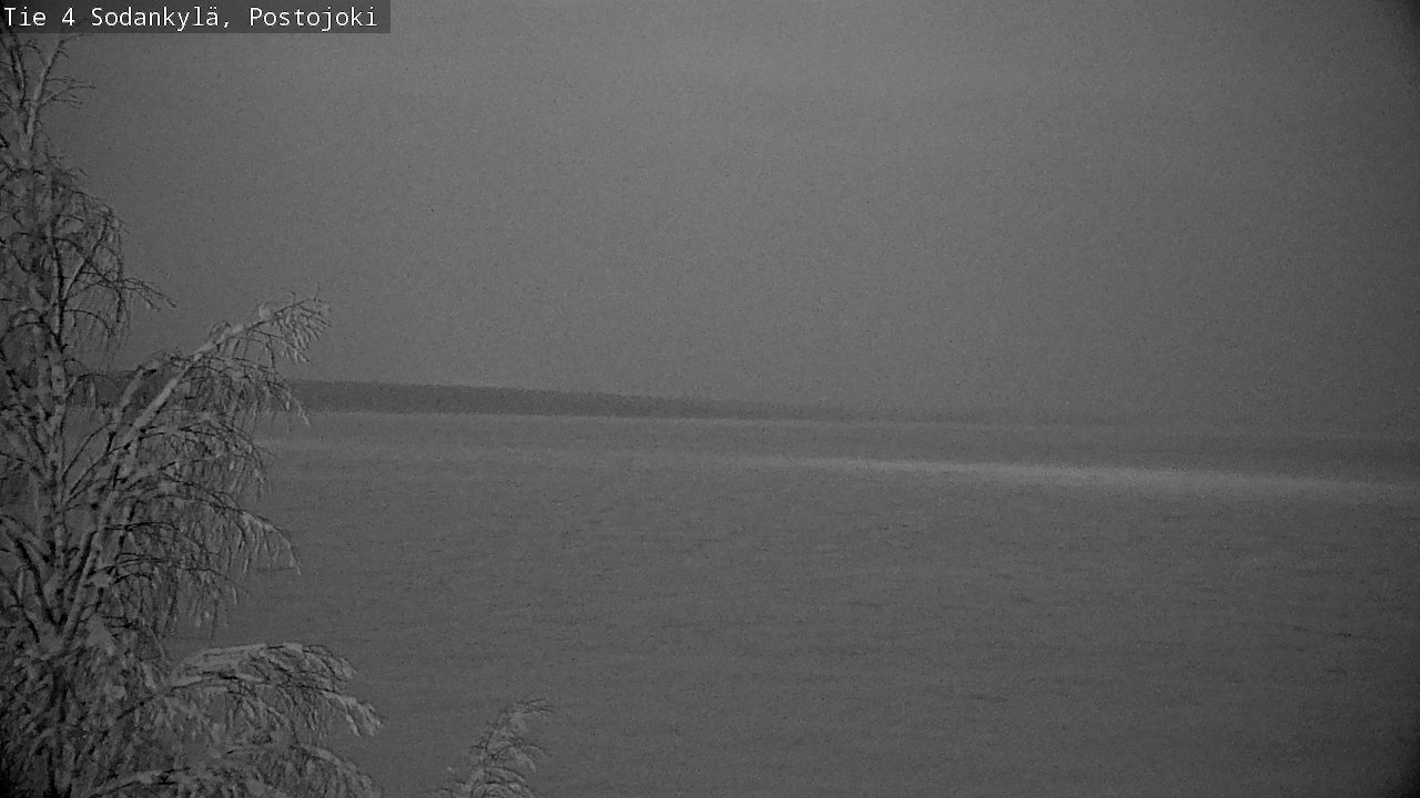 Weather Camera Image Road 4 Sodankylä, Postojoki, Sodankylä, Lappi