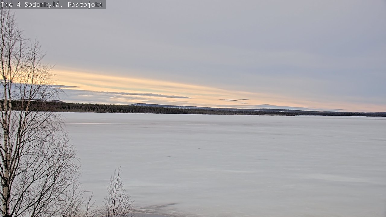 Weather Camera Image Väg 4 Sodankylä, Postojoki, Sodankylä, Lappi