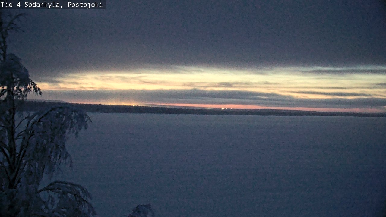 Weather Camera Image Road 4 Sodankylä, Postojoki, Sodankylä, Lappi
