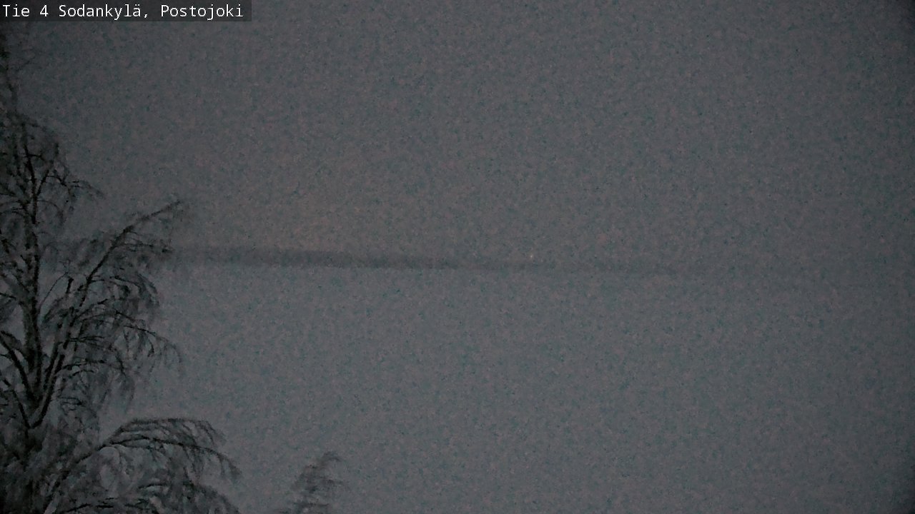 Weather Camera Image Road 4 Sodankylä, Postojoki, Sodankylä, Lappi