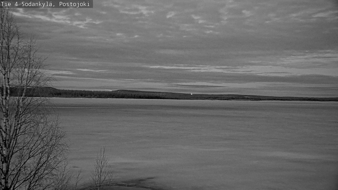 Weather Camera Image Väg 4 Sodankylä, Postojoki, Sodankylä, Lappi