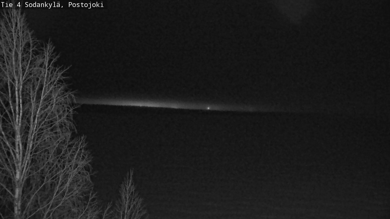 Weather Camera Image Road 4 Sodankylä, Postojoki, Sodankylä, Lappi