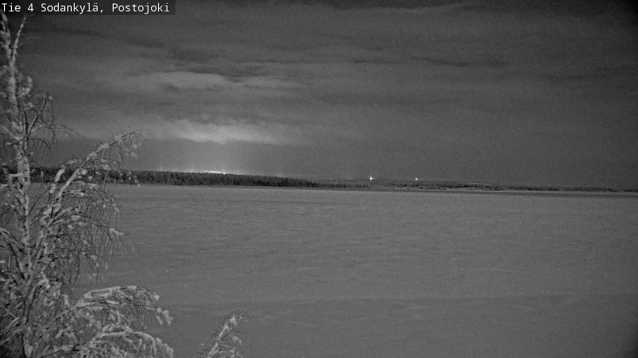 Weather Camera Image Road 4 Sodankylä, Postojoki, Sodankylä, Lappi