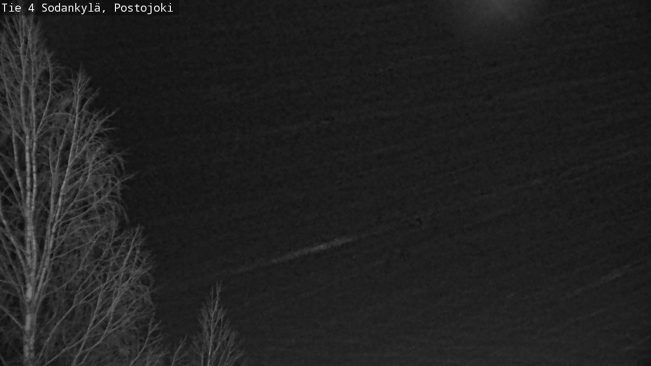 Weather Camera Image Road 4 Sodankylä, Postojoki, Sodankylä, Lappi