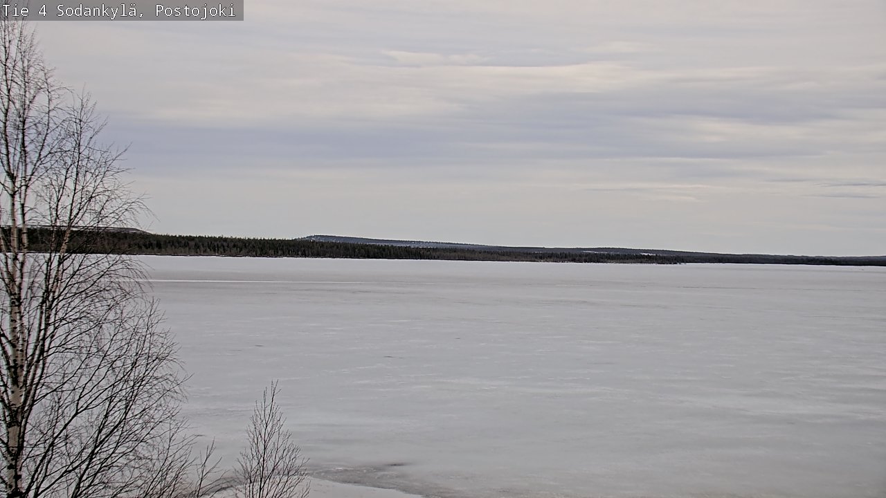 Weather Camera Image Väg 4 Sodankylä, Postojoki, Sodankylä, Lappi