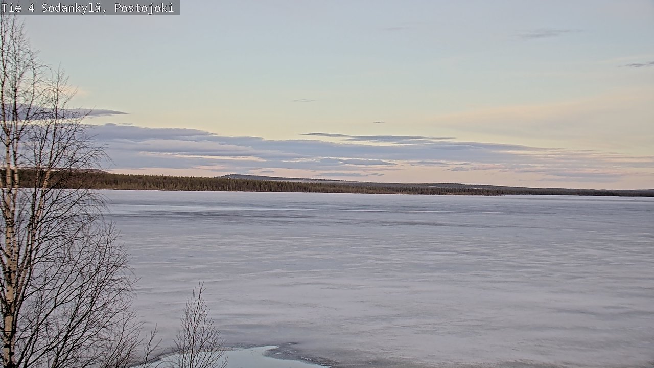 Weather Camera Image Väg 4 Sodankylä, Postojoki, Sodankylä, Lappi