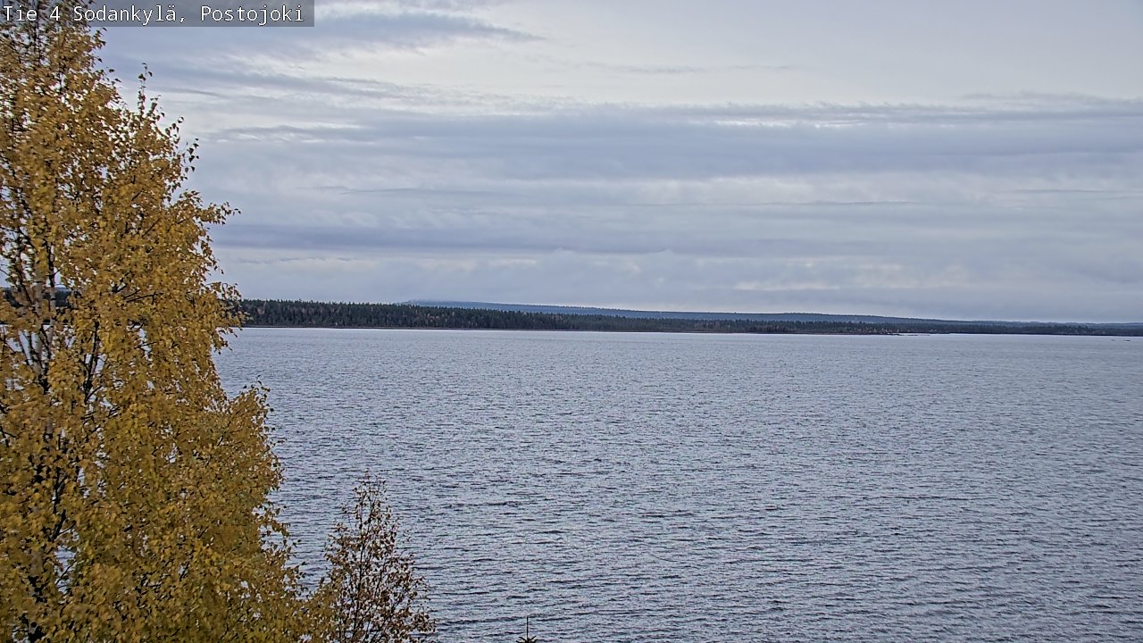 Weather Camera Image Väg 4 Sodankylä, Postojoki, Sodankylä, Lappi