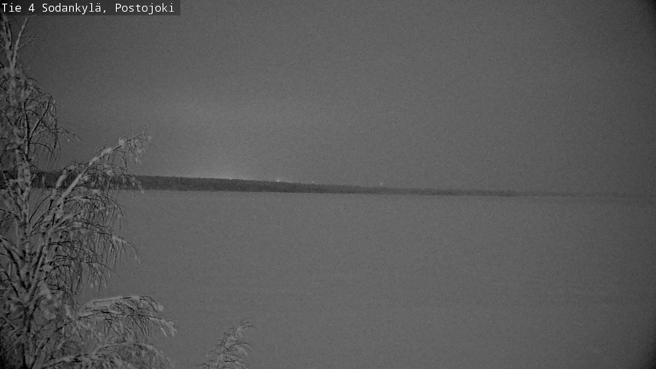 Weather Camera Image Road 4 Sodankylä, Postojoki, Sodankylä, Lappi