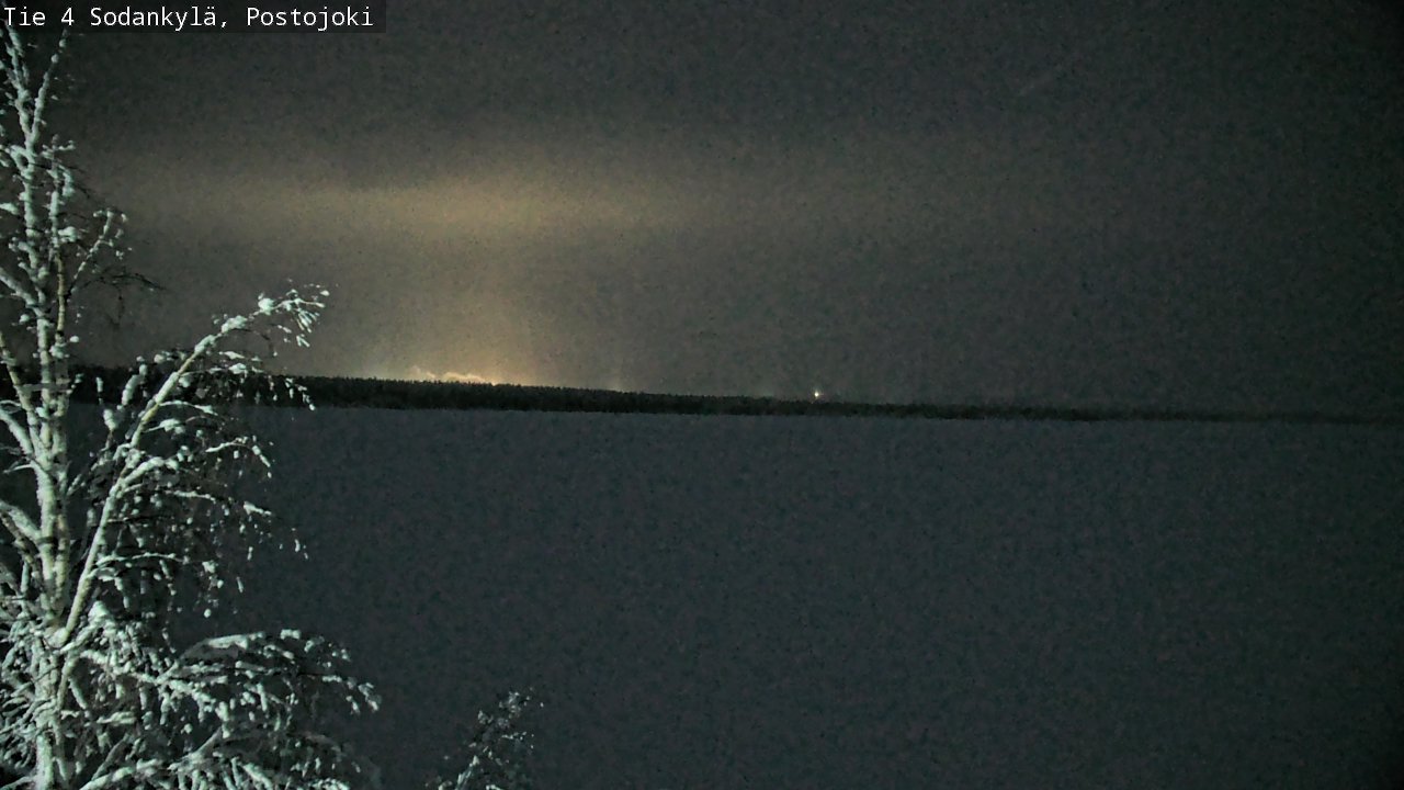 Weather Camera Image Väg 4 Sodankylä, Postojoki, Sodankylä, Lappi