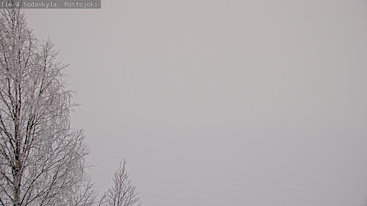 Weather Camera Image Road 4 Sodankylä, Postojoki, Sodankylä, Lappi