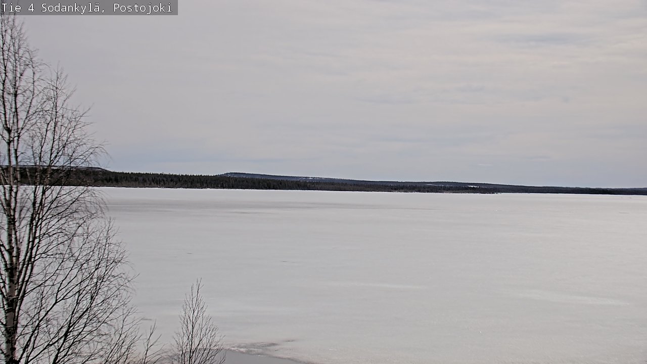 Weather Camera Image Väg 4 Sodankylä, Postojoki, Sodankylä, Lappi
