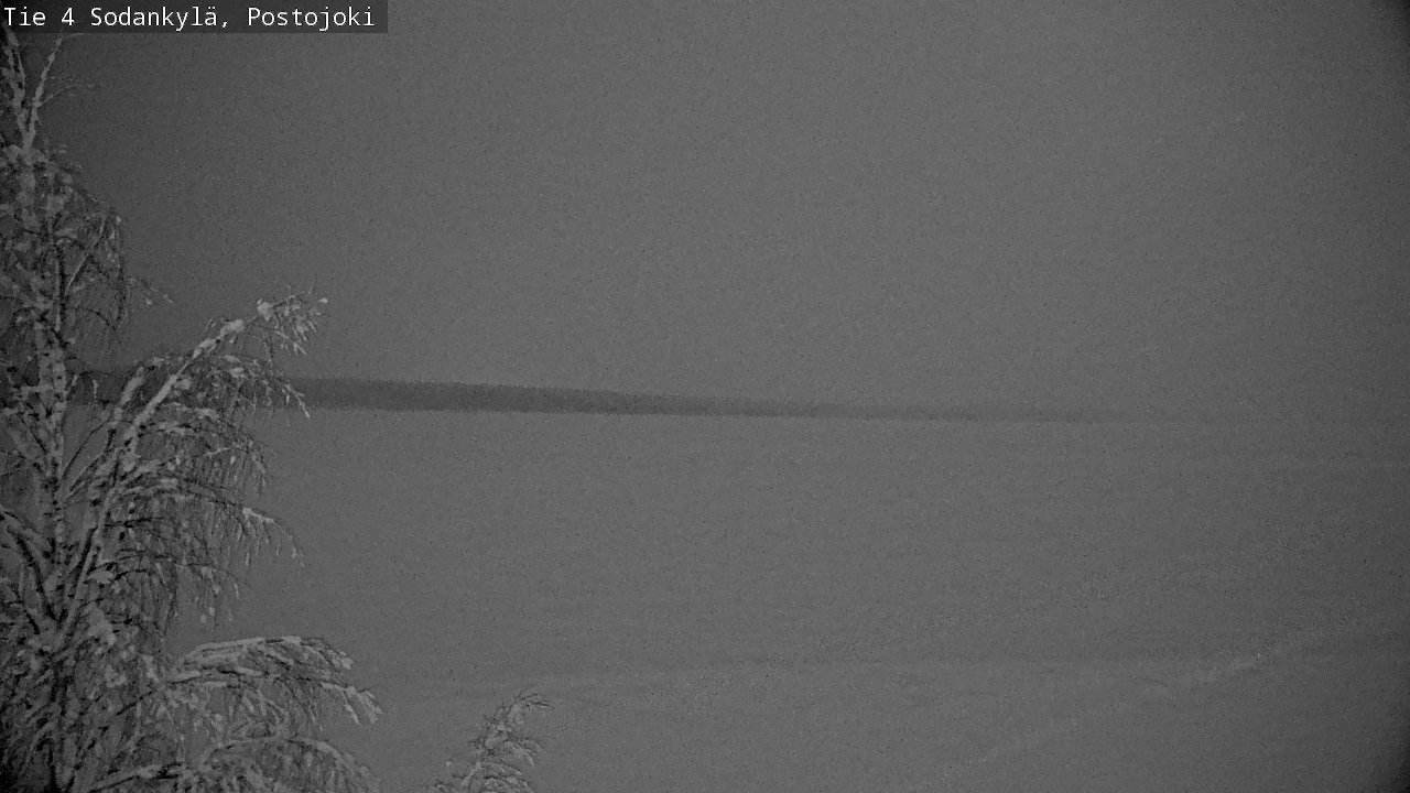 Weather Camera Image Road 4 Sodankylä, Postojoki, Sodankylä, Lappi