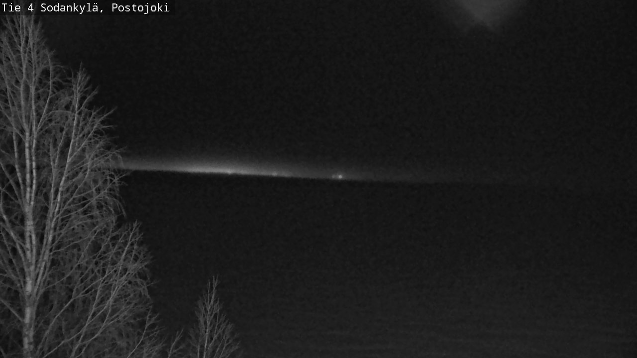 Weather Camera Image Road 4 Sodankylä, Postojoki, Sodankylä, Lappi
