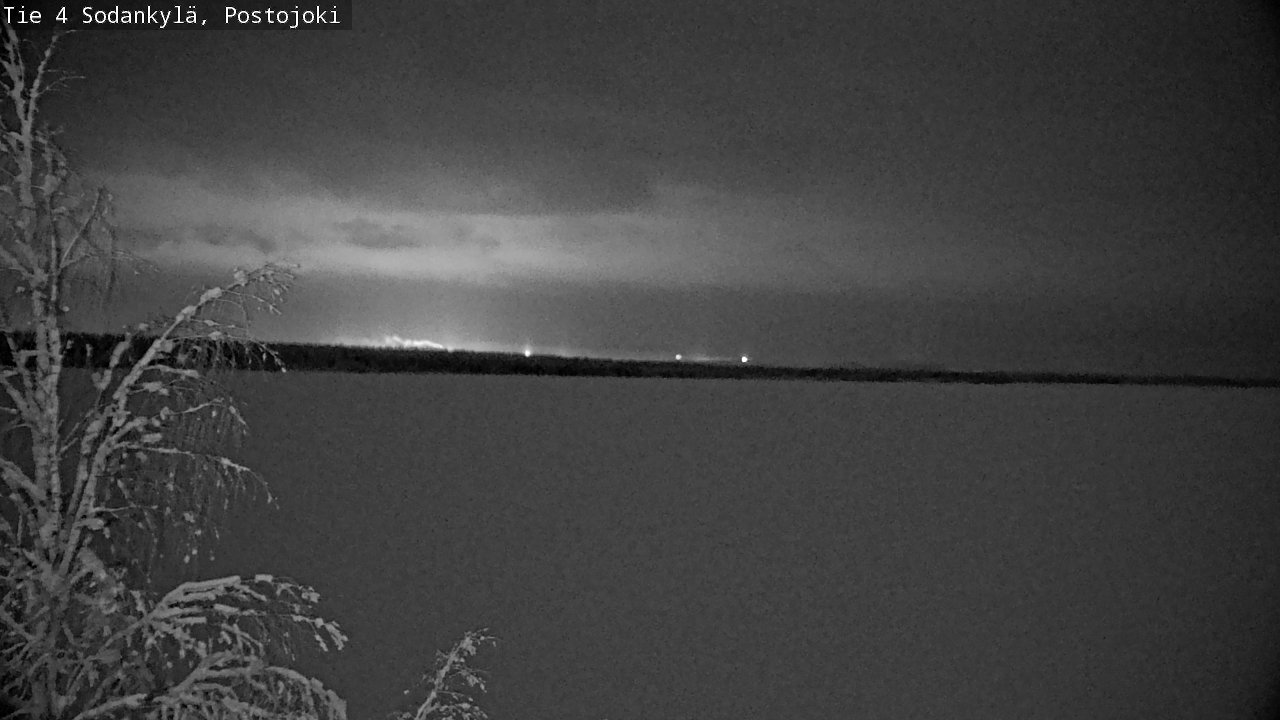 Weather Camera Image Väg 4 Sodankylä, Postojoki, Sodankylä, Lappi
