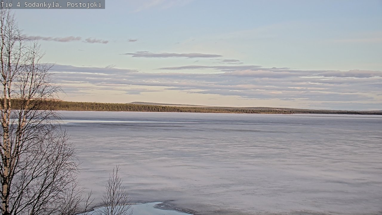 Weather Camera Image Väg 4 Sodankylä, Postojoki, Sodankylä, Lappi