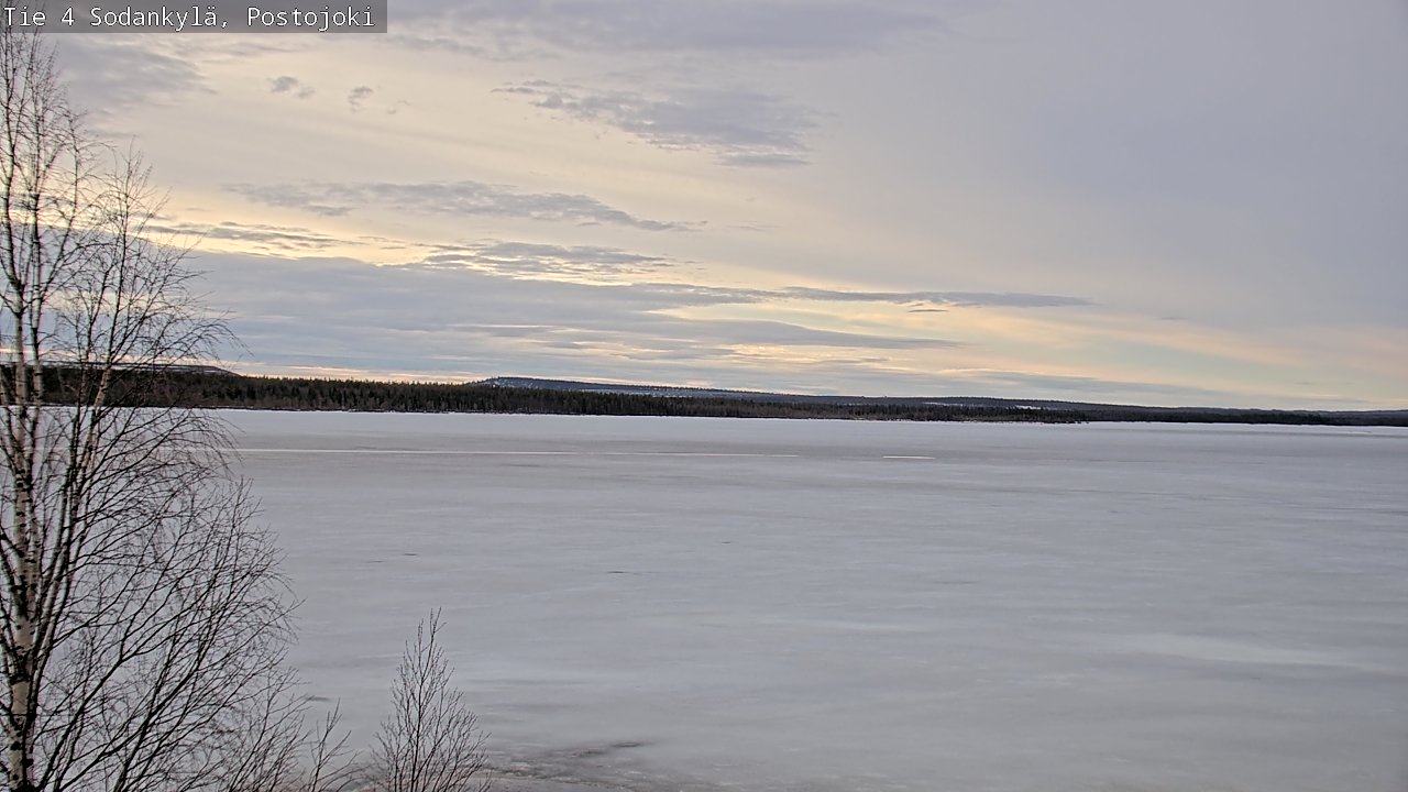 Weather Camera Image Väg 4 Sodankylä, Postojoki, Sodankylä, Lappi