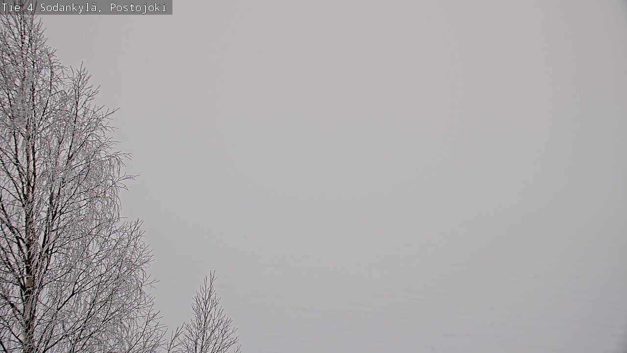 Weather Camera Image Road 4 Sodankylä, Postojoki, Sodankylä, Lappi