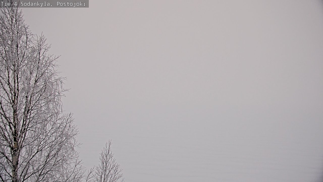 Weather Camera Image Road 4 Sodankylä, Postojoki, Sodankylä, Lappi