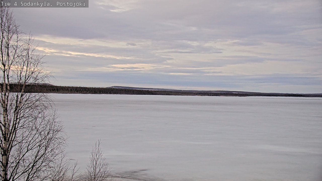 Weather Camera Image Väg 4 Sodankylä, Postojoki, Sodankylä, Lappi
