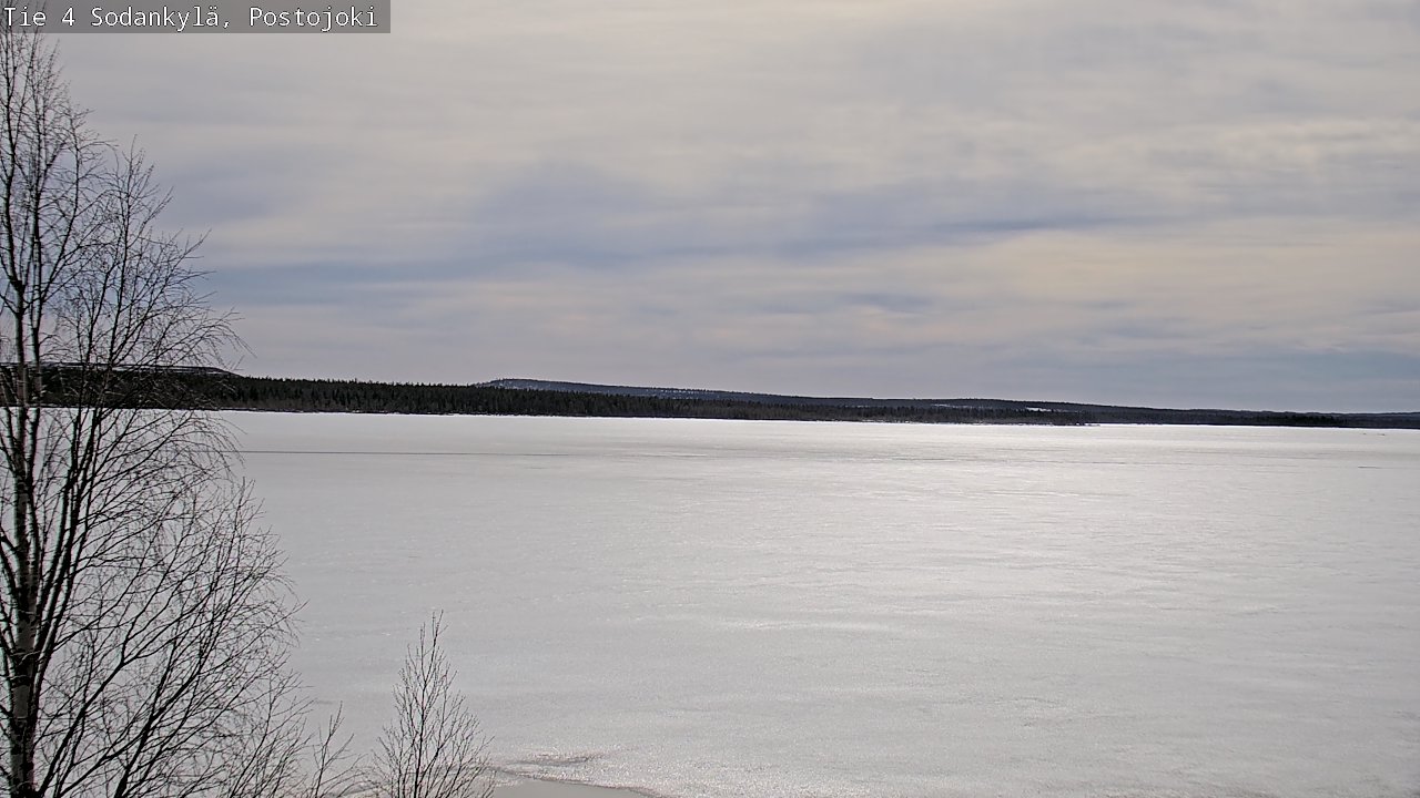 Weather Camera Image Väg 4 Sodankylä, Postojoki, Sodankylä, Lappi
