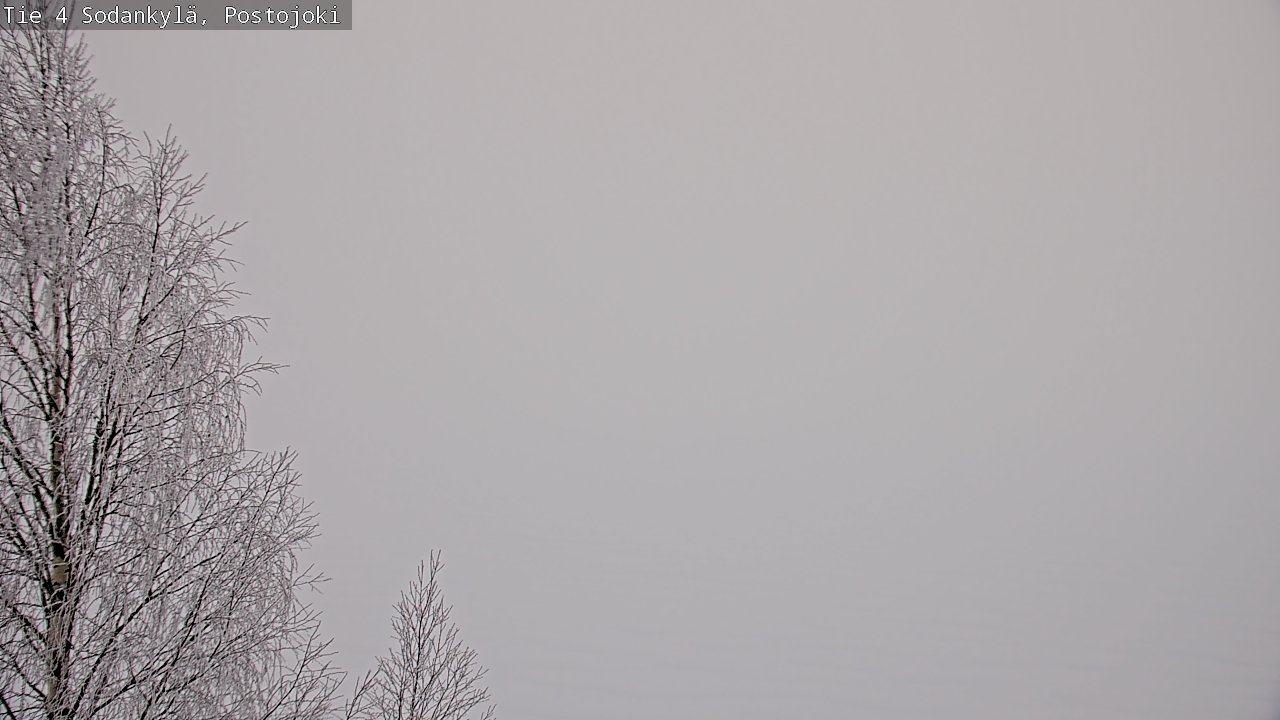 Weather Camera Image Road 4 Sodankylä, Postojoki, Sodankylä, Lappi