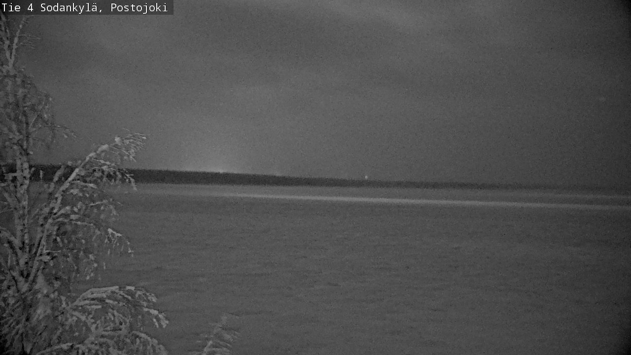 Weather Camera Image Road 4 Sodankylä, Postojoki, Sodankylä, Lappi