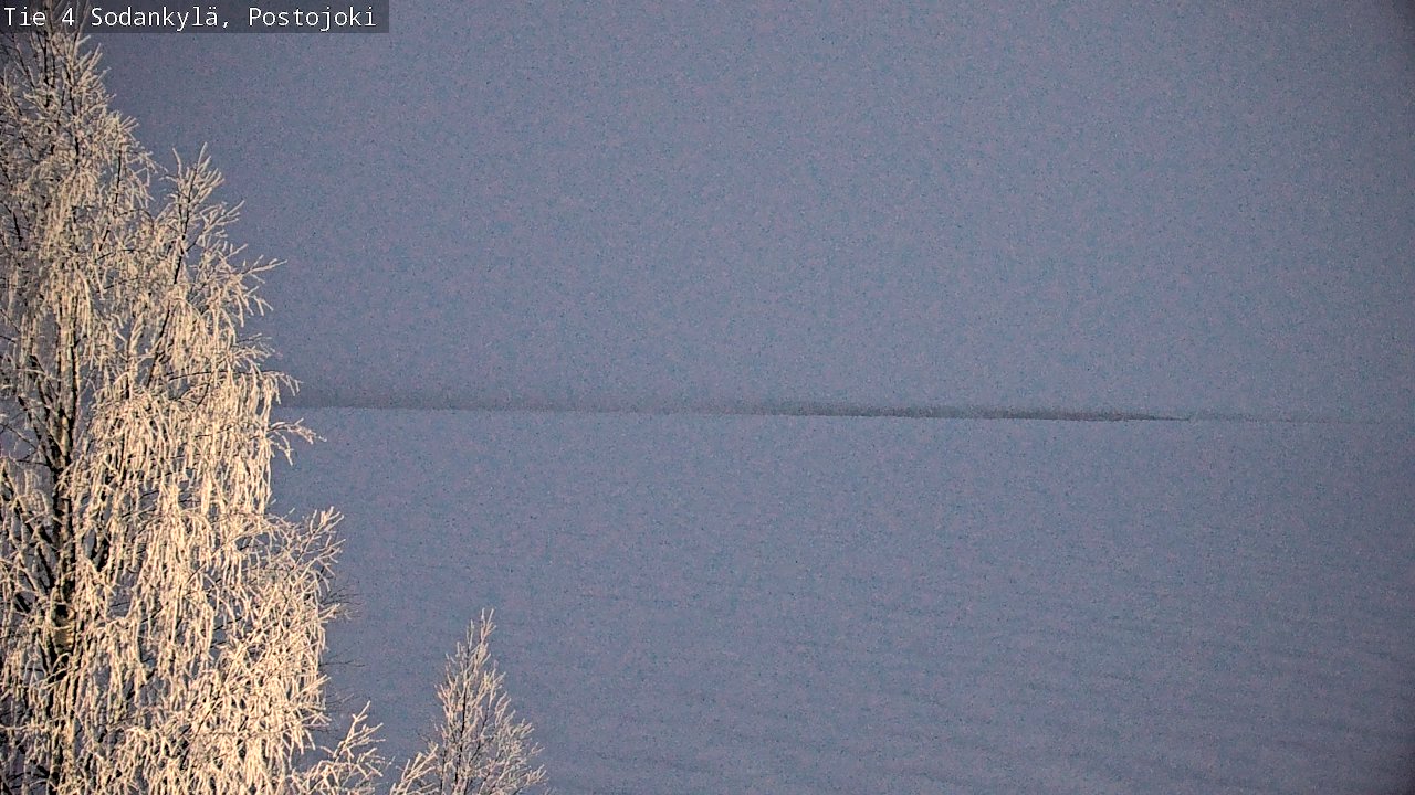 Weather Camera Image Road 4 Sodankylä, Postojoki, Sodankylä, Lappi