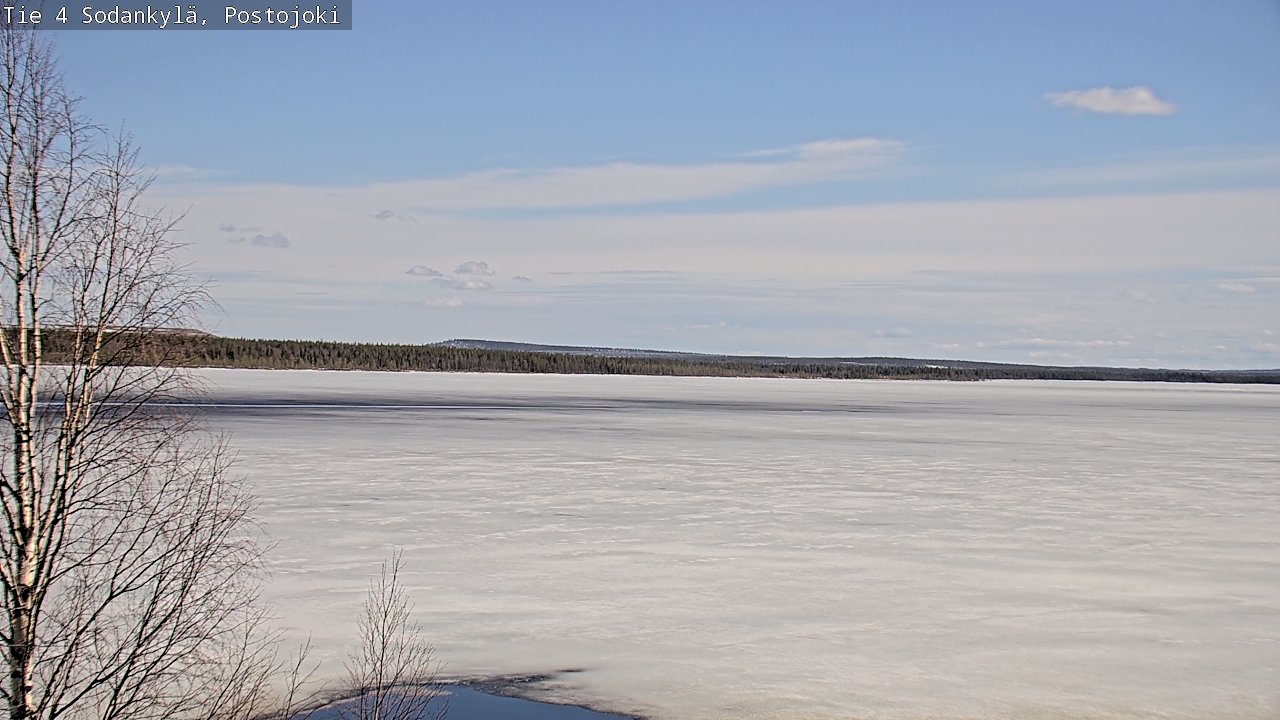 Weather Camera Image Väg 4 Sodankylä, Postojoki, Sodankylä, Lappi