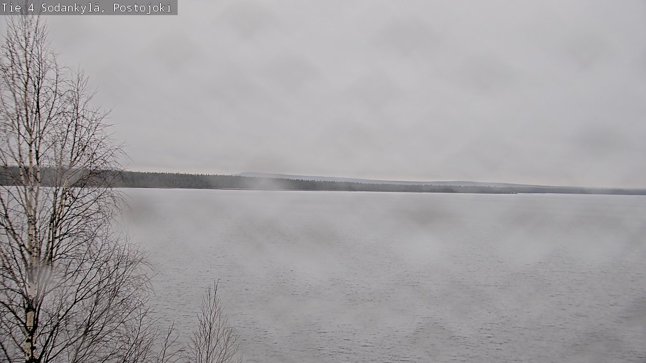 Weather Camera Image Väg 4 Sodankylä, Postojoki, Sodankylä, Lappi