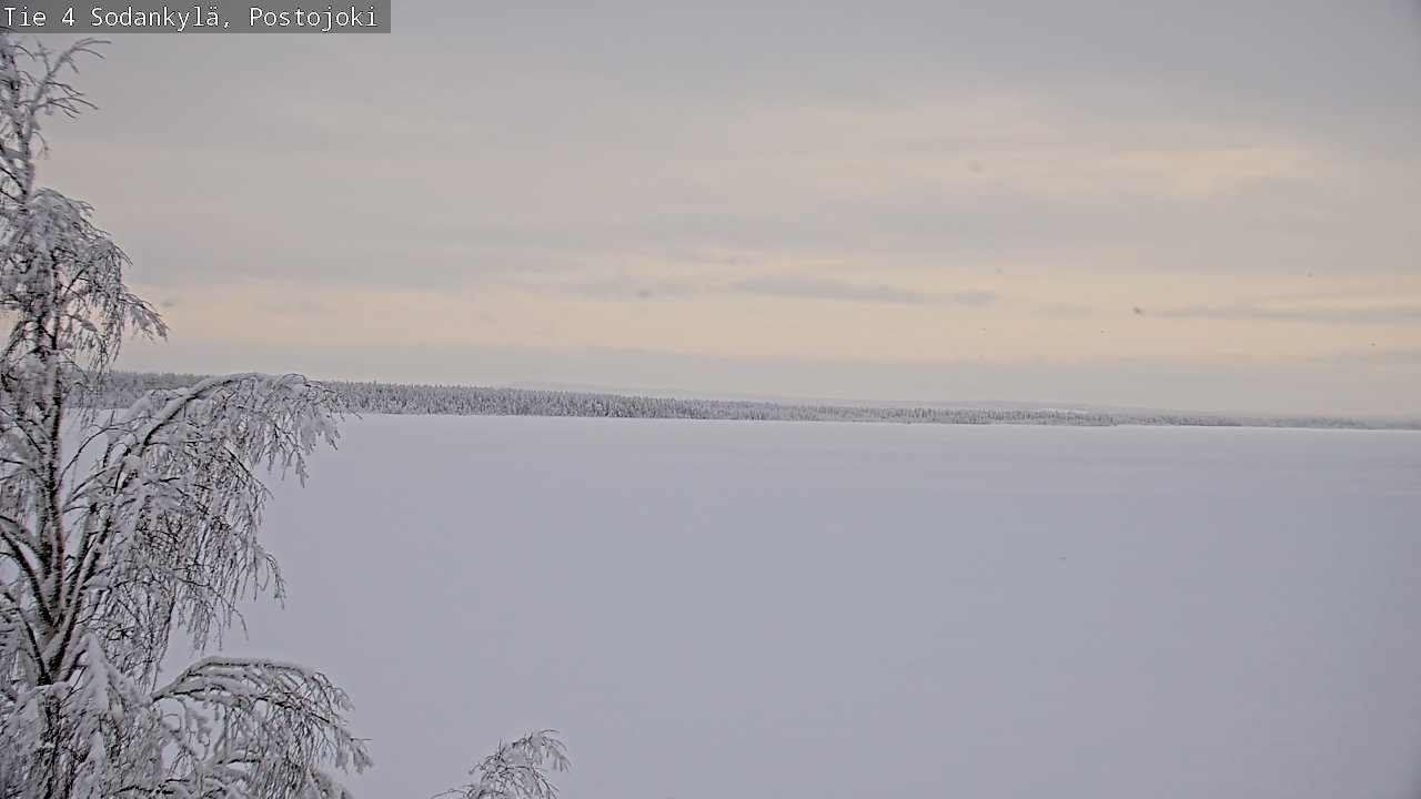 Weather Camera Image Road 4 Sodankylä, Postojoki, Sodankylä, Lappi