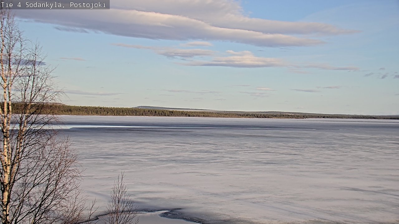 Weather Camera Image Väg 4 Sodankylä, Postojoki, Sodankylä, Lappi