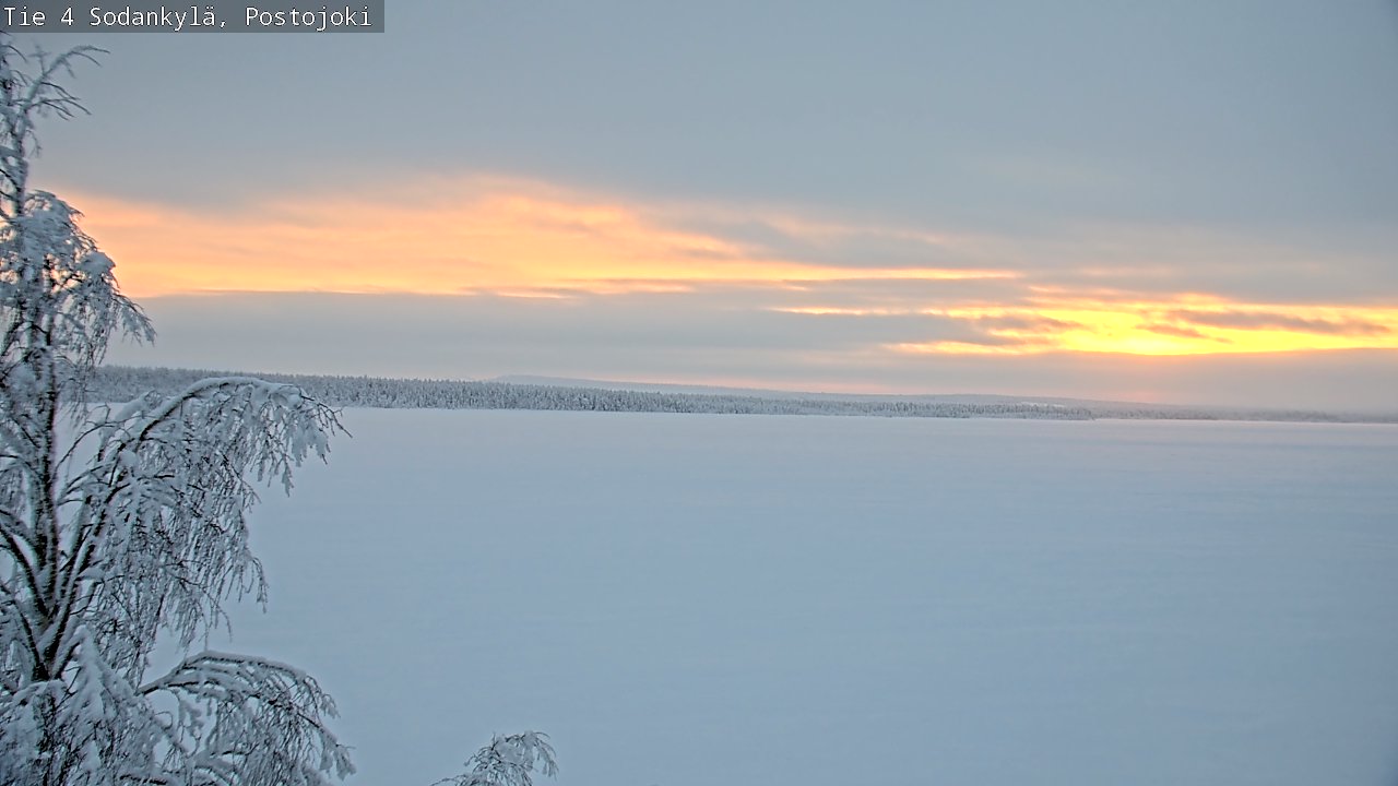 Weather Camera Image Road 4 Sodankylä, Postojoki, Sodankylä, Lappi