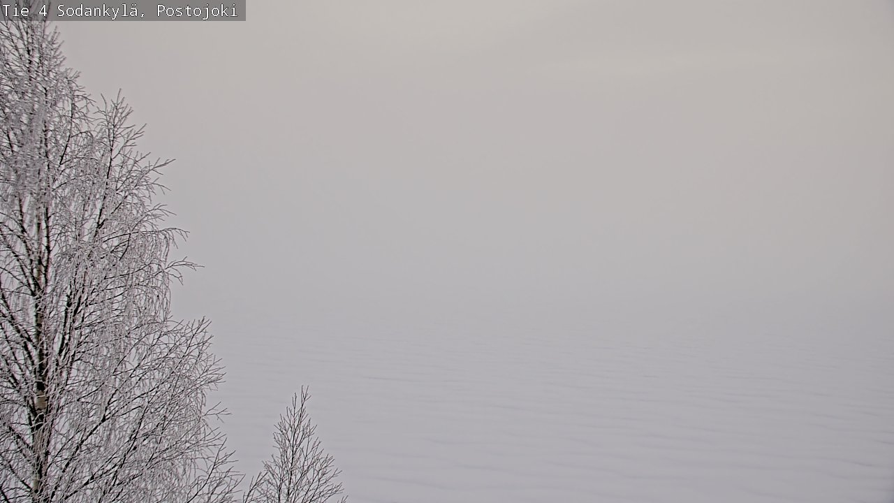 Weather Camera Image Road 4 Sodankylä, Postojoki, Sodankylä, Lappi