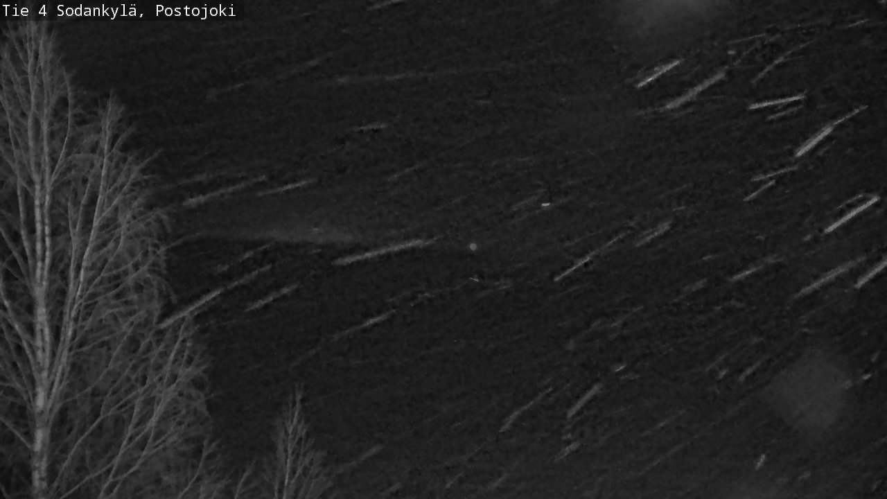 Weather Camera Image Road 4 Sodankylä, Postojoki, Sodankylä, Lappi