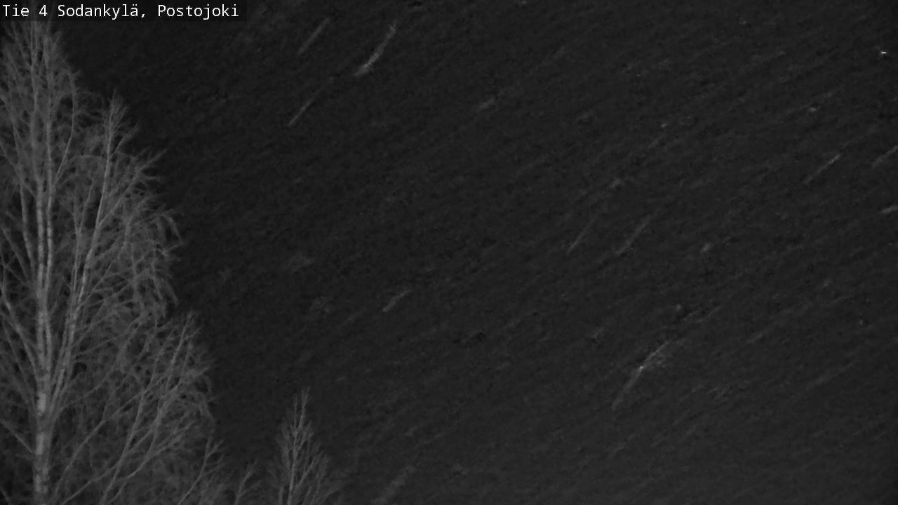 Weather Camera Image Road 4 Sodankylä, Postojoki, Sodankylä, Lappi