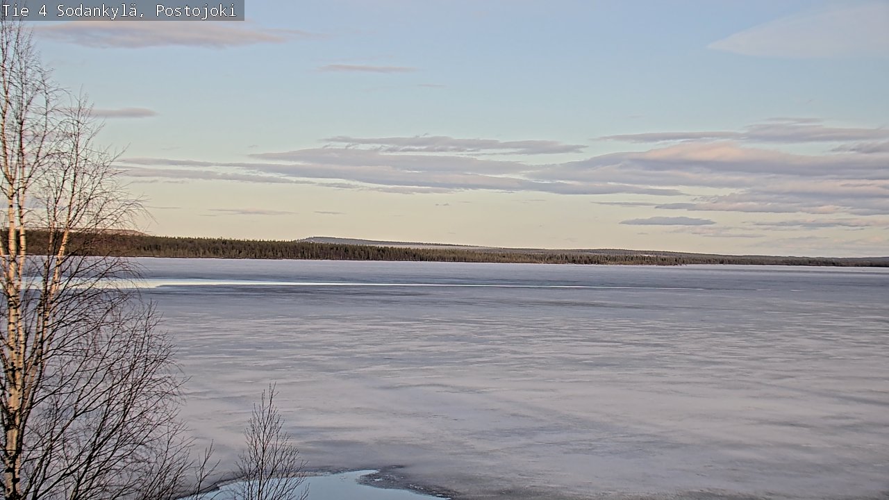 Weather Camera Image Väg 4 Sodankylä, Postojoki, Sodankylä, Lappi